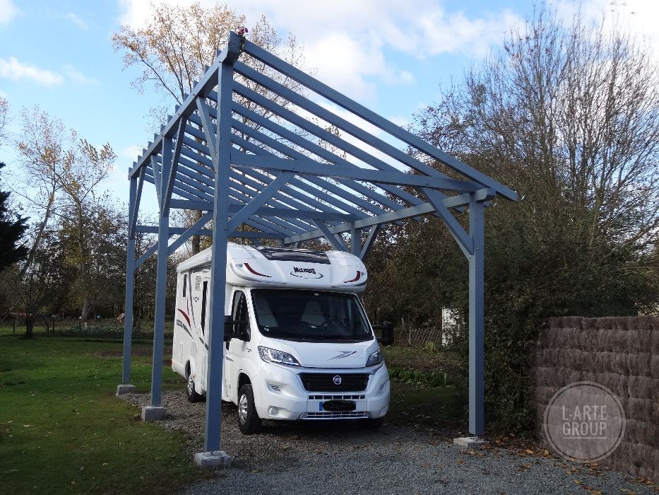 PIRA Carport Wiata garażowa Camper Bus 400x800 cm KVH Producent
