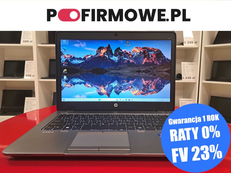 14" Laptop HP Elitebook 840 G2 i5 16GB/256SSD Win11 VGA Kamera