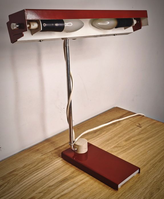 Lampa biurkowa Klaus Musinowski vintage DDR, oryginał ładny stan