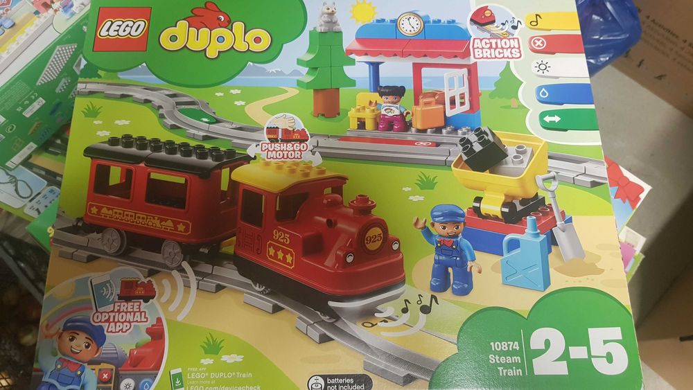 Wyprzedaż prywatnej kolekcji Lego Duplo. 10874 Kolejka elektr. smart