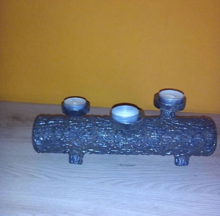 Świecznik metalowy