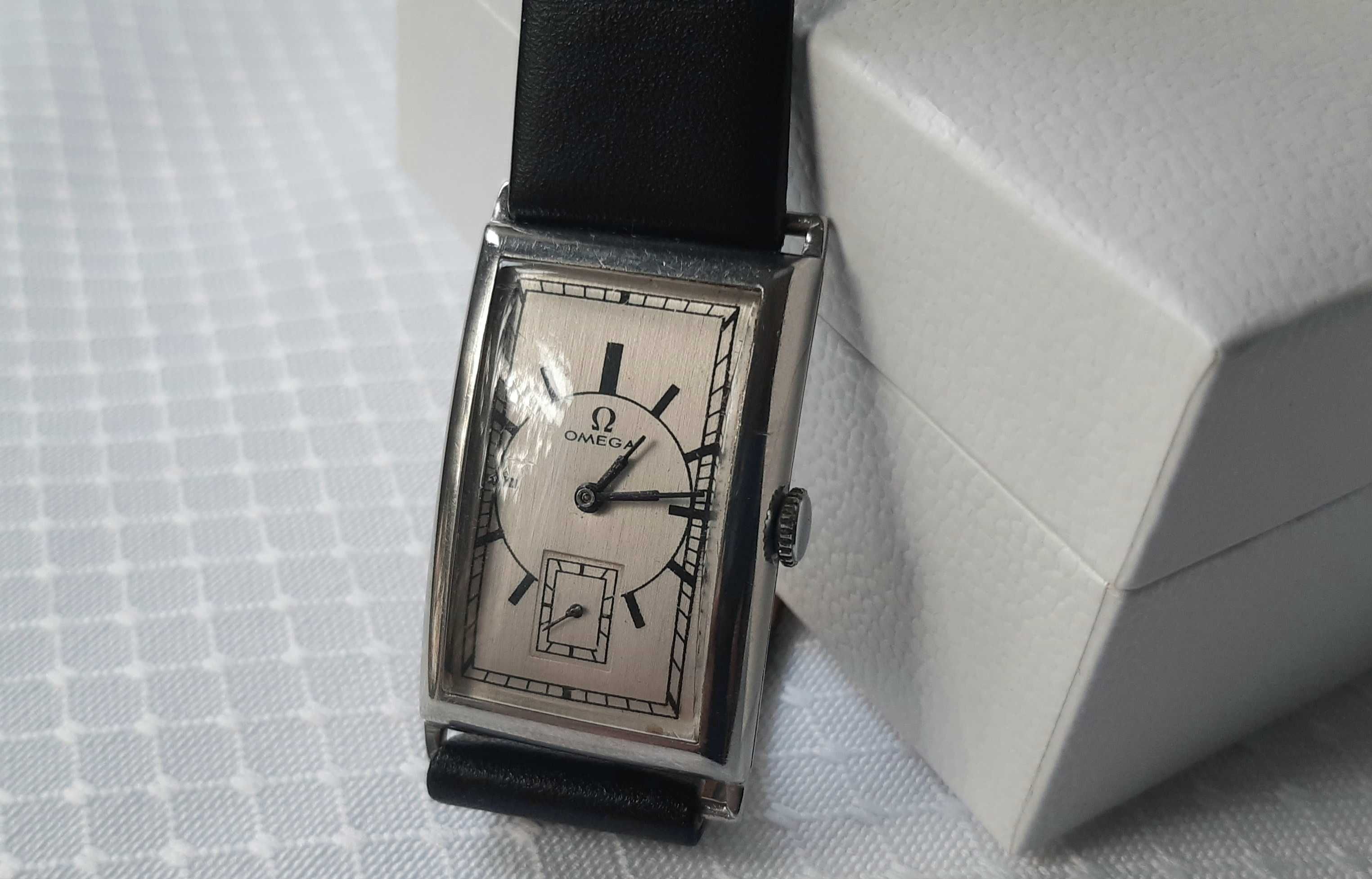 Stary zegarek.  Omega.  Art Deco.