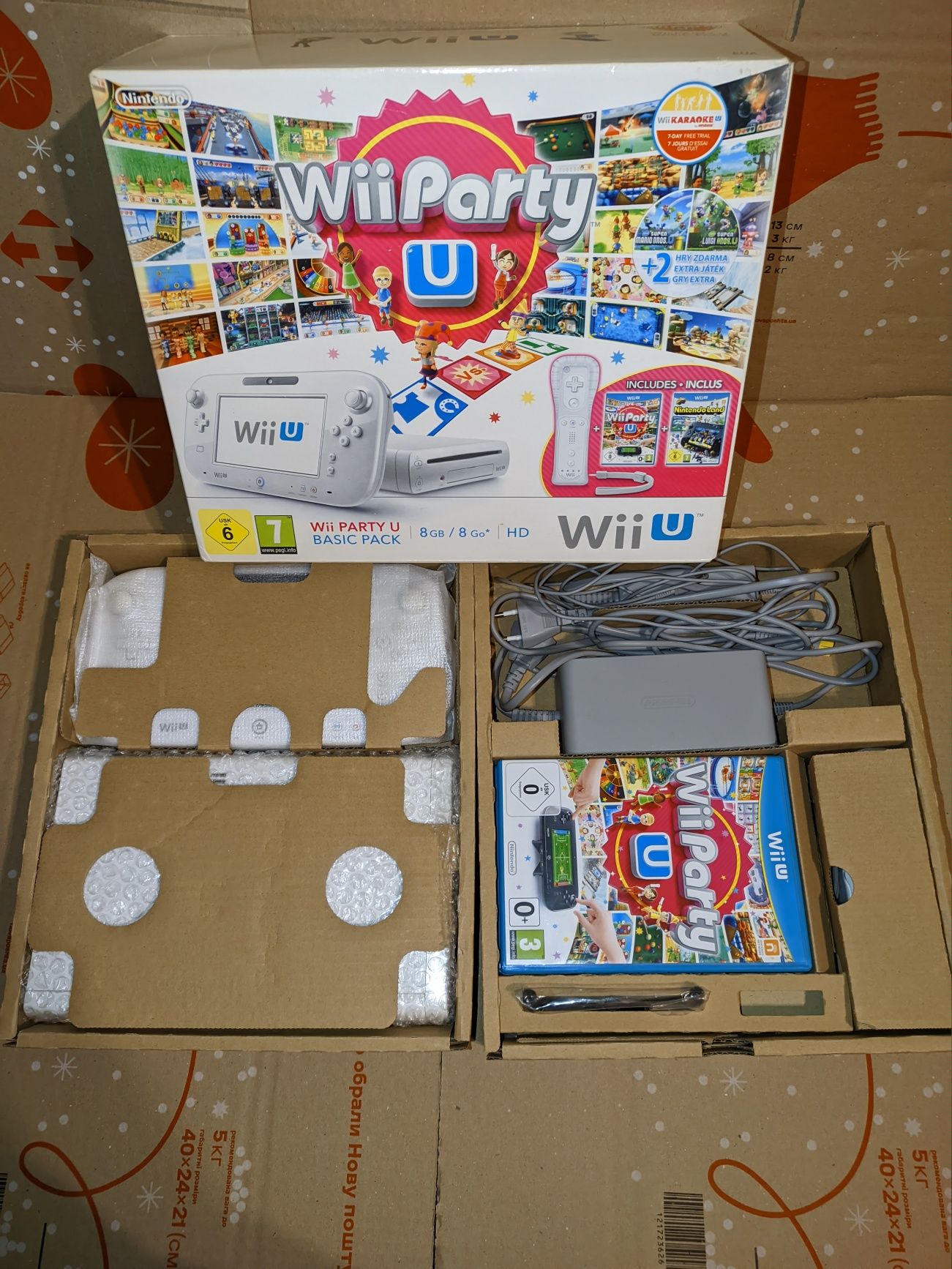 Nintendo Wii U европейского региона Pal региона.