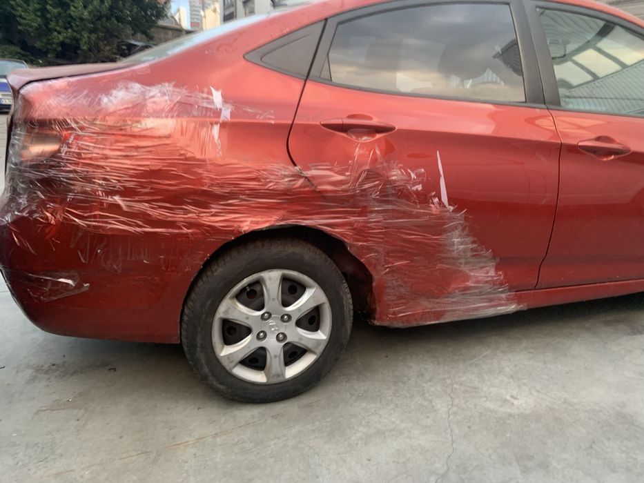 После дтп хунлай акцент 2013 на ходу