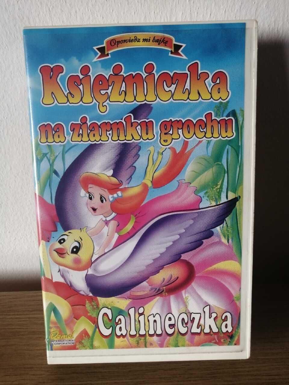 "Calineczka - Księżniczka na ziarnku grochu" Kaseta video.Mało używana