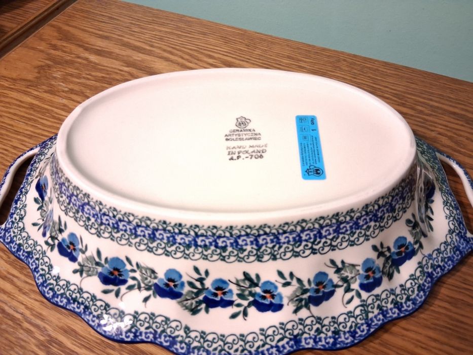 Patera polmisek 34cm GAT1 Ceramika Artystyczna Boleslawiec
