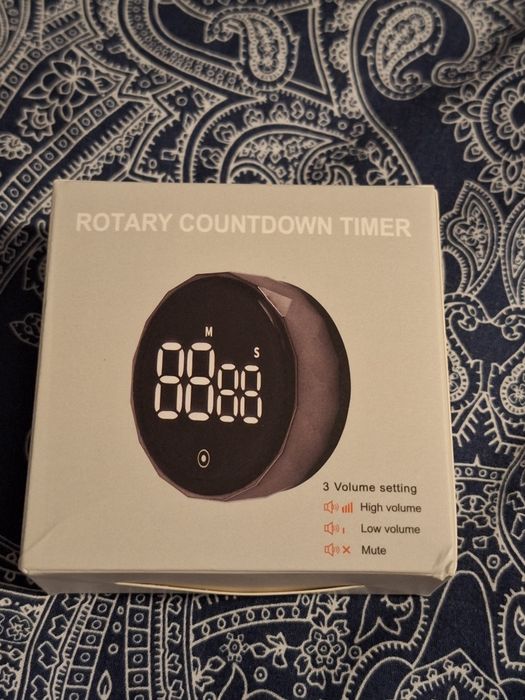 Timer cyfrowy LED na baterię minutnik kuchenny