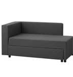 Ikea rozkladana sofa kanapa szara