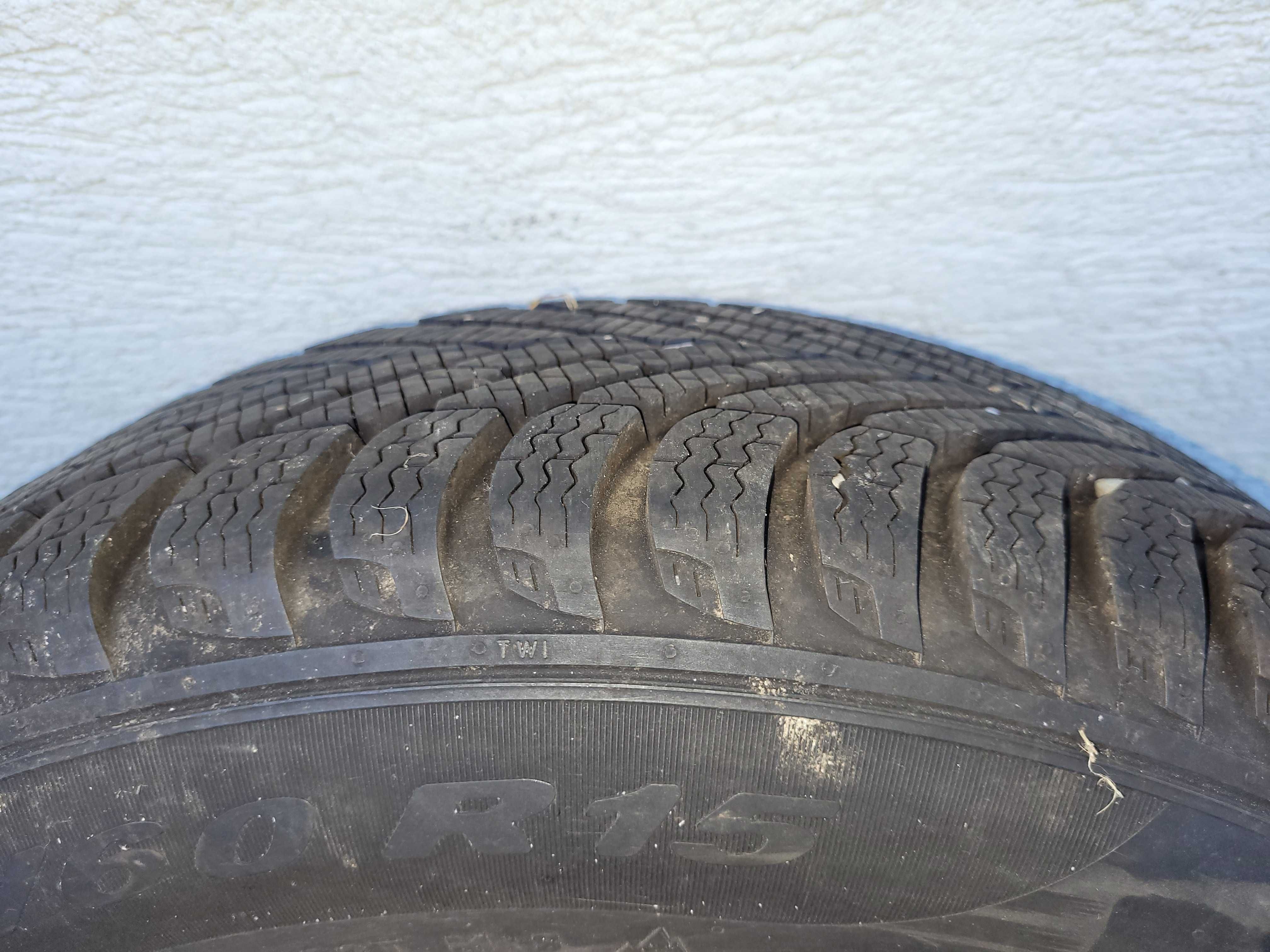 Komplet alu felg oraz opony zimowe Pirelli 195x60x15 do Opel Astra G