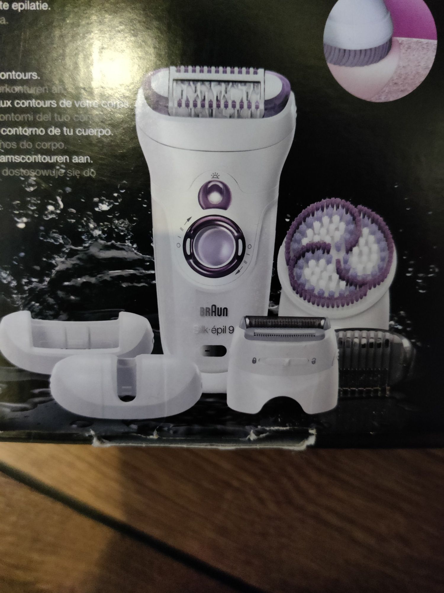 Depilator w zestawie Braun silkepil 9