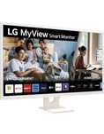 Smart Monitor LG 32” IPS full HD branco