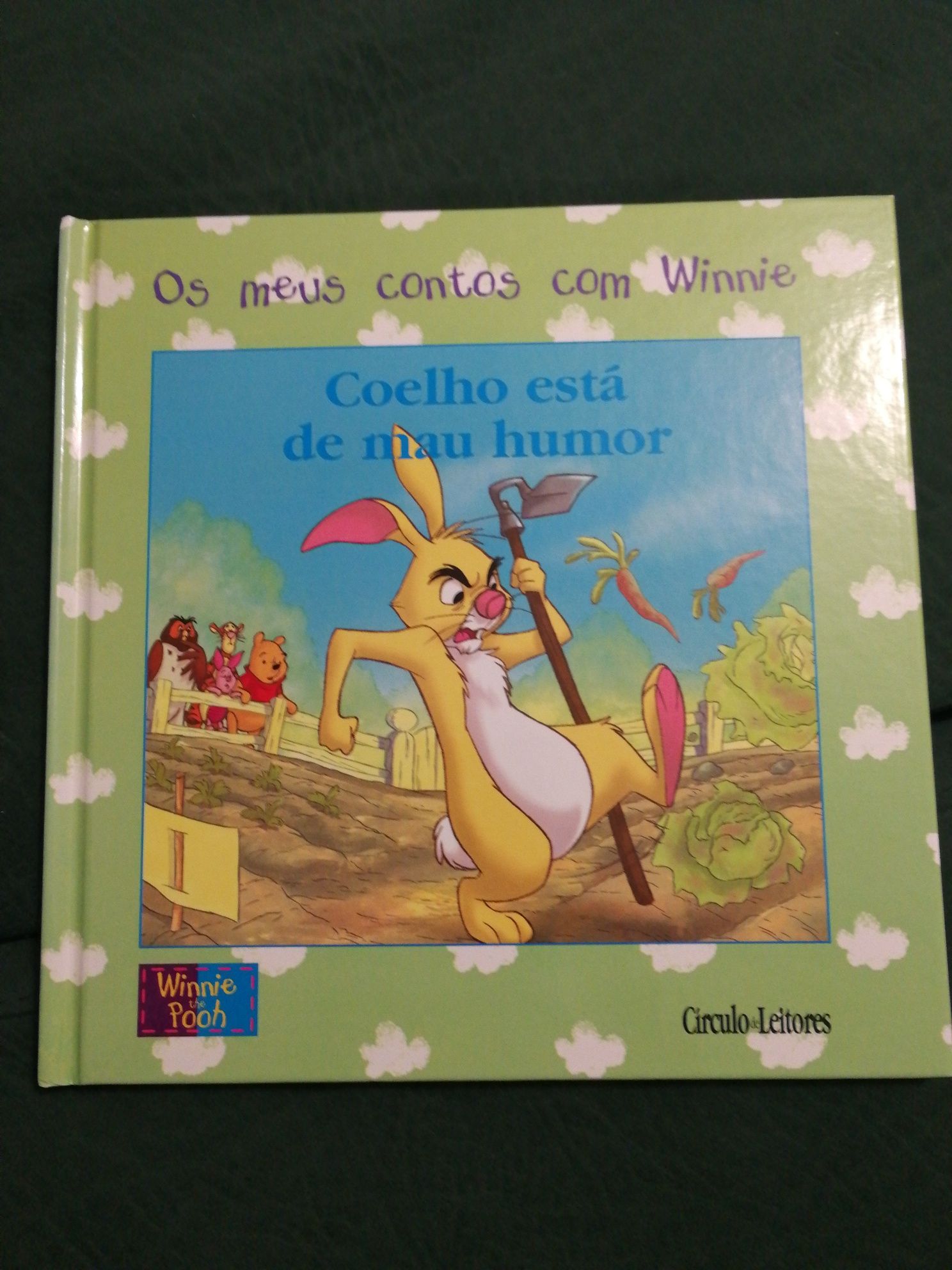 Livro Winnie the Pooh "Coelho está de mau humor"
