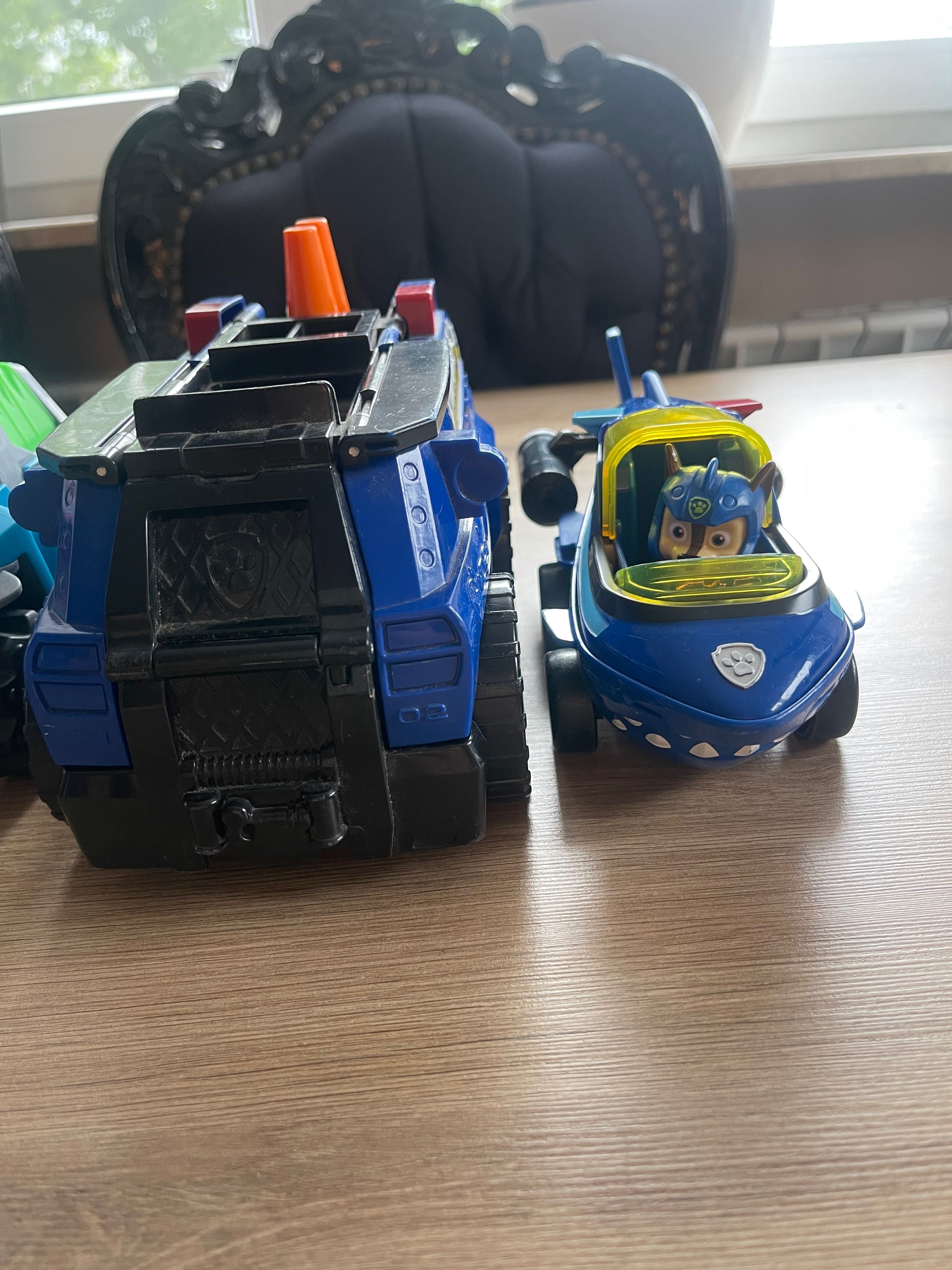 Psi Patrol Pojazdy i Figurki. Everest Chase Rubble Rider Sky Rocky