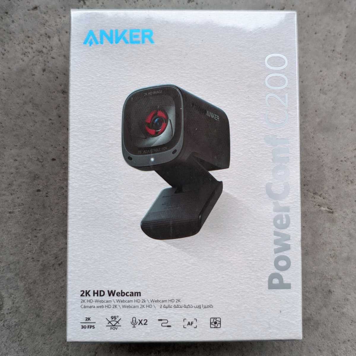 Веб-камера ANKER PowerConf C200 А3369 - 2K HD, 2 мікрофони