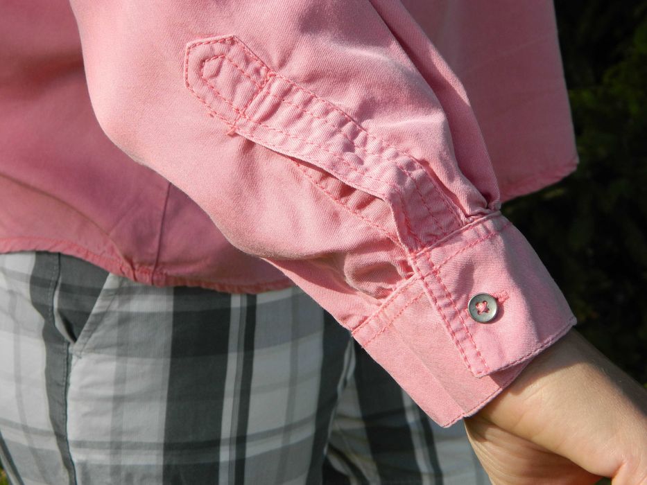 Monnari 42 * koszula bluzka z lyocellu oversize * brzoskwiniowy róż