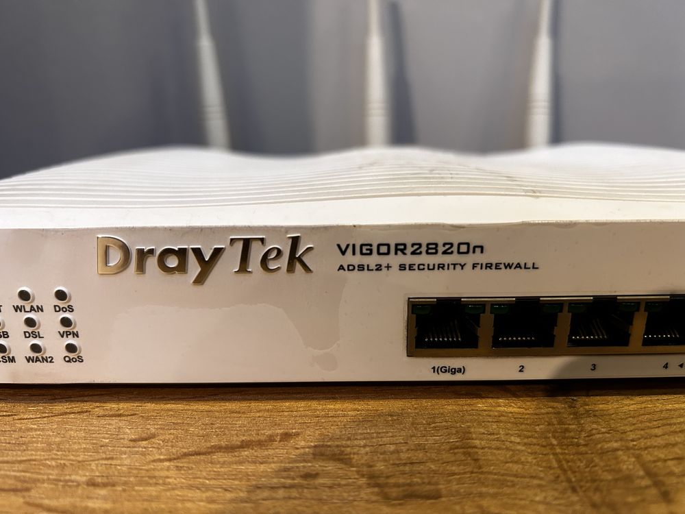 DrayTek Vigor 2820n Security Firewall