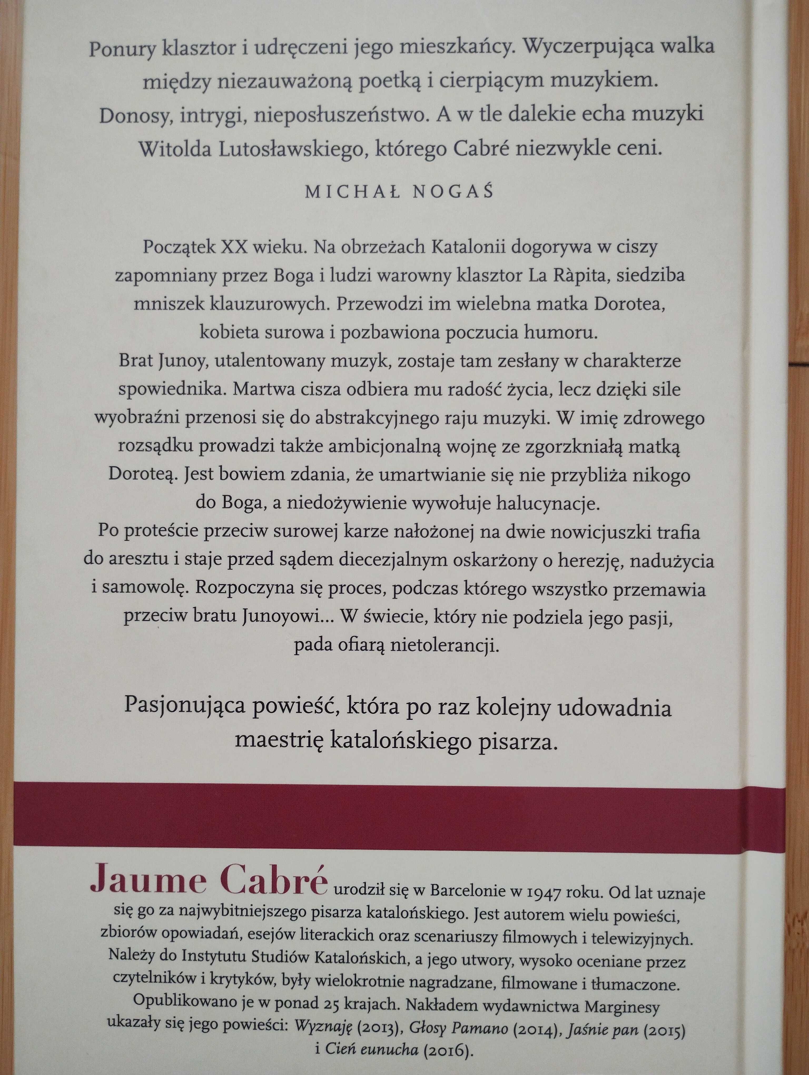 Jaume Cabre - Agonia dźwięków