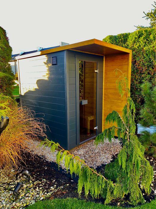 Sauna Sucha - Ogrodowa - SmartSauna - 2 osobowa, Z piecem!