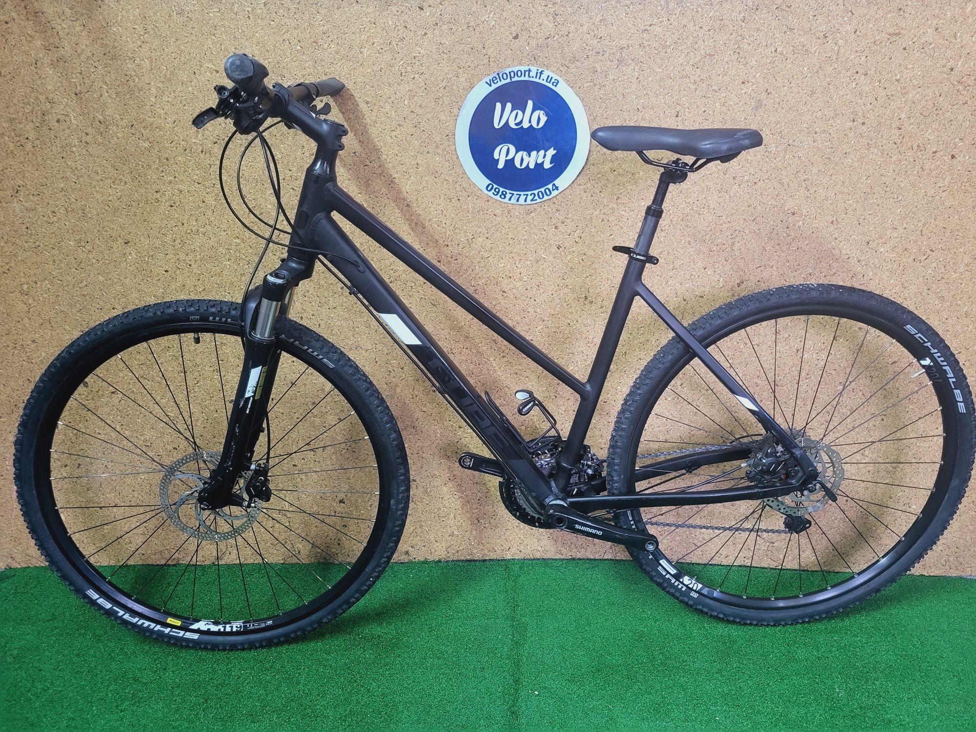 Велосипед гІбридний Cube Cross pro / Shimano Deore XT / Гідравліка /