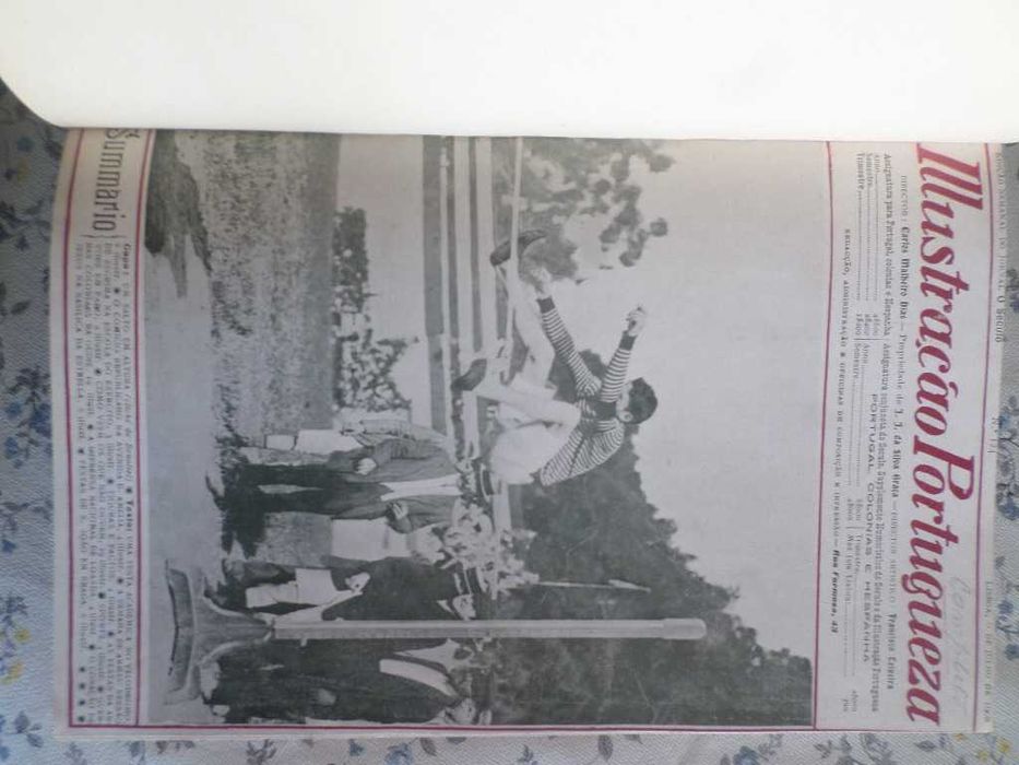 Revistas Ilustração Portuguesa avulsas e volumes semestrais