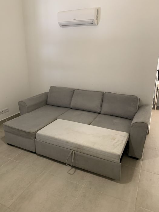 sofá cama em segunda mão