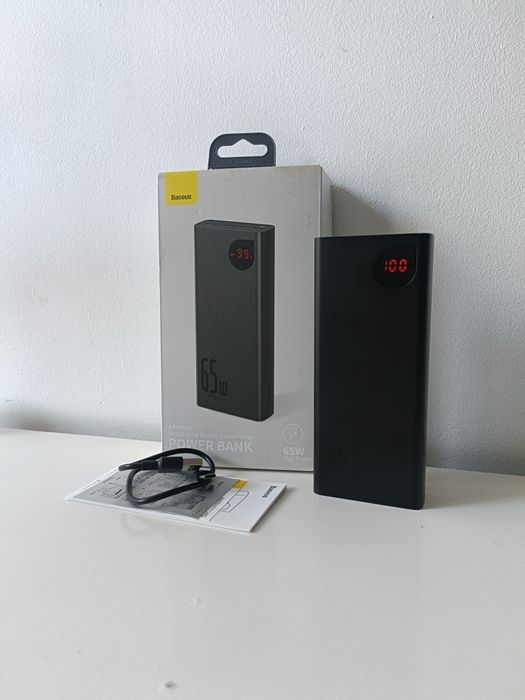 Powerbank Baseus Adaman Metal 65W 20000 mAh
Cały komplet