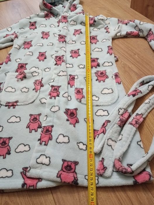 Szlafrok dla dziewczynki rozmiar 134 wiek 8-9 lat M&S