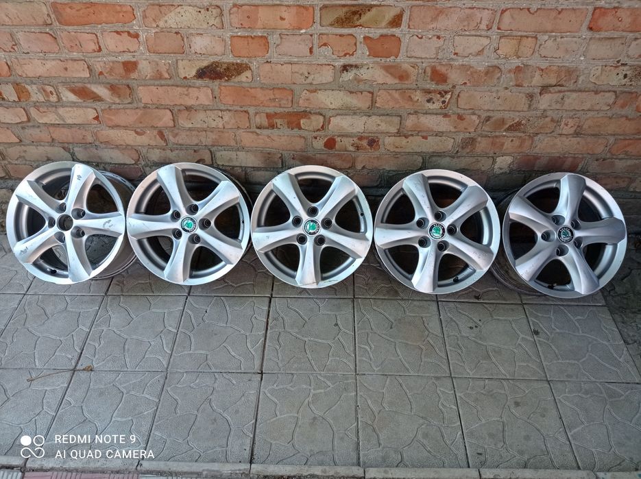 Титаны,легкосплавные диски R15.5×112.Шкода Октавия,Шкода Фабия