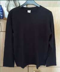 Czarny półgolf męski lub damski t-shirt sweterek  rozmiar M / S