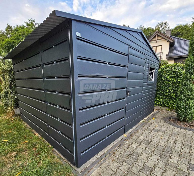 Schowek Domek Ogrodowy 2,5x3,5 wiata 1x3,5 drzwi okno dach GP624