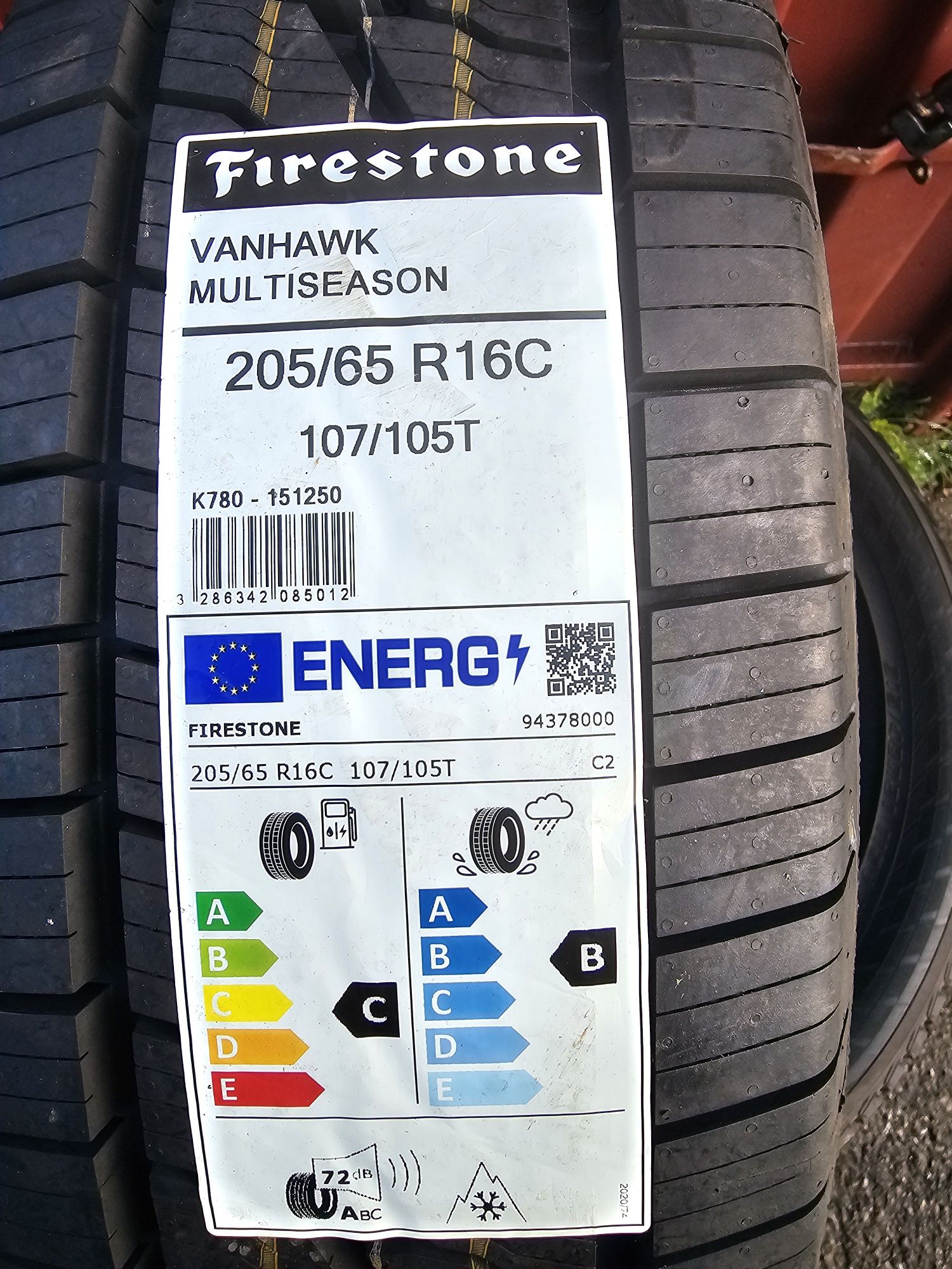 205/65R16C 107/105T Firestone Vanhawk Multisseason