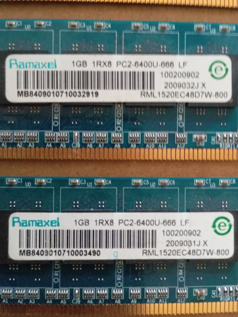 Karty pamięci DDR2  1 GB