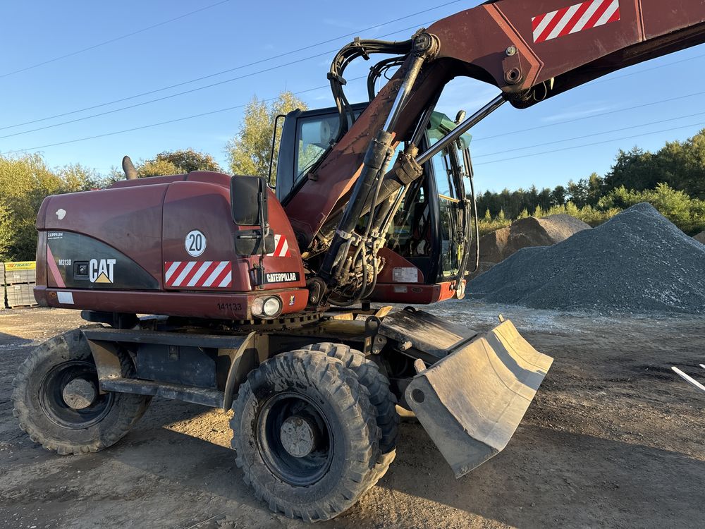 Cat 313D,2008 r, 3 łyżki, widly