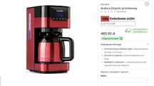 Piękny Ekspres Bordo przelewowy Arabica H34