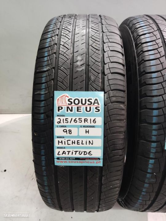 2 pneus semi novos 215-65r16 michelin - oferta dos portes 90 EUROS