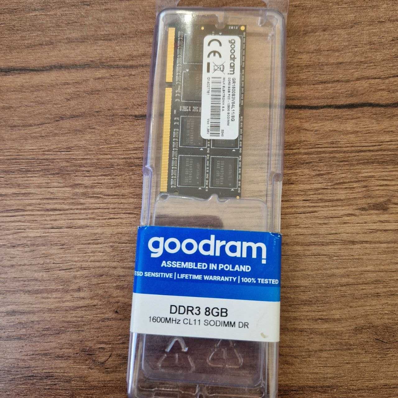 Оперативна пам'ять SK hynix SODIMM DDR3L 8Gb 2Rx8 1600Mhz PC3L