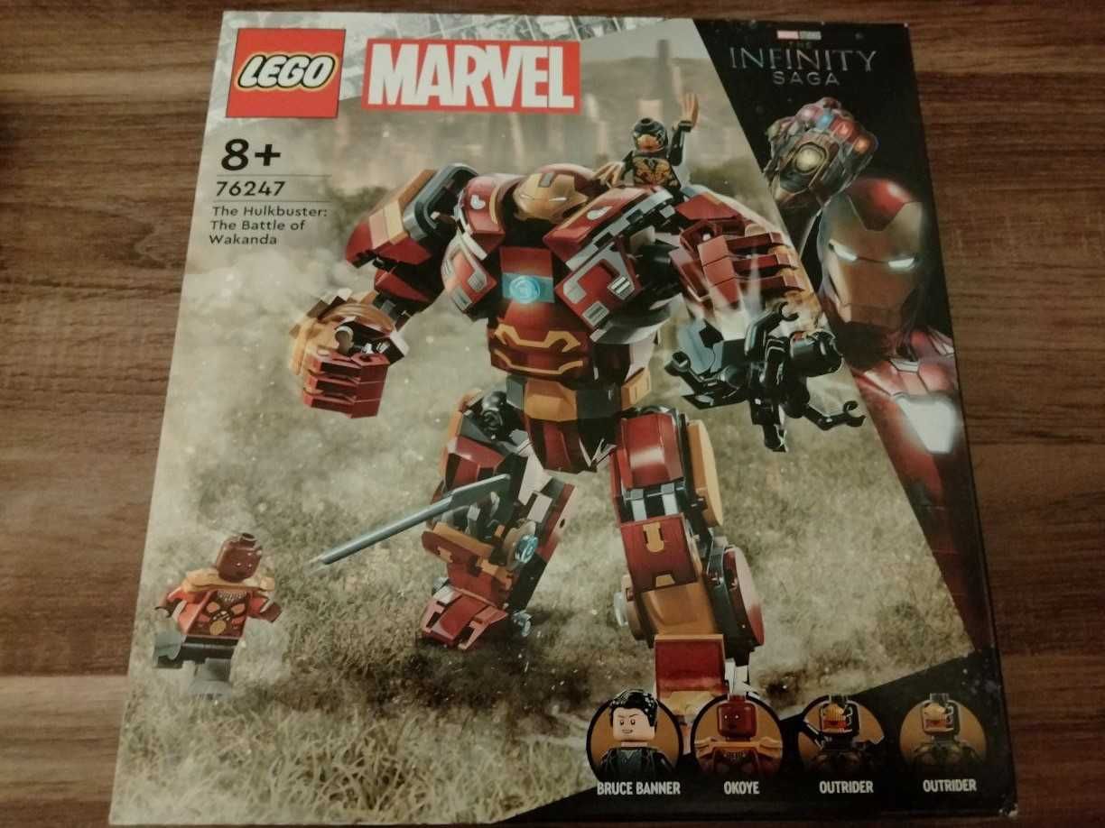 Конструктор LEGO Marvel 76247 Халкбастер битва за Ваканду 385 деталей