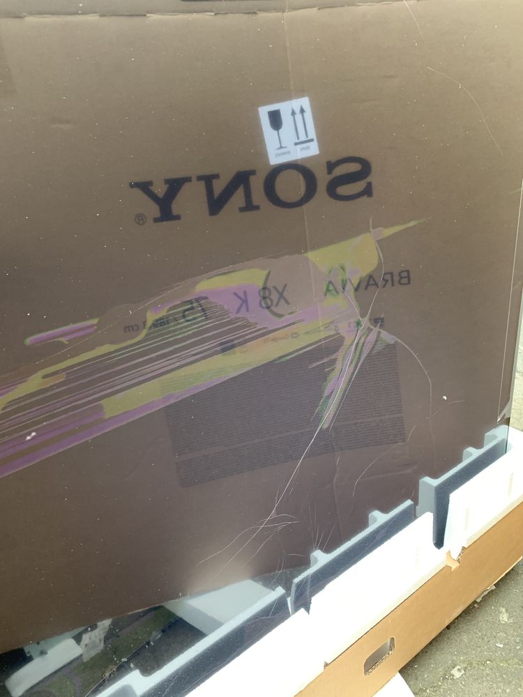 75 дюймів 75X81K Sony Bravia Новий, але Битий телевізор