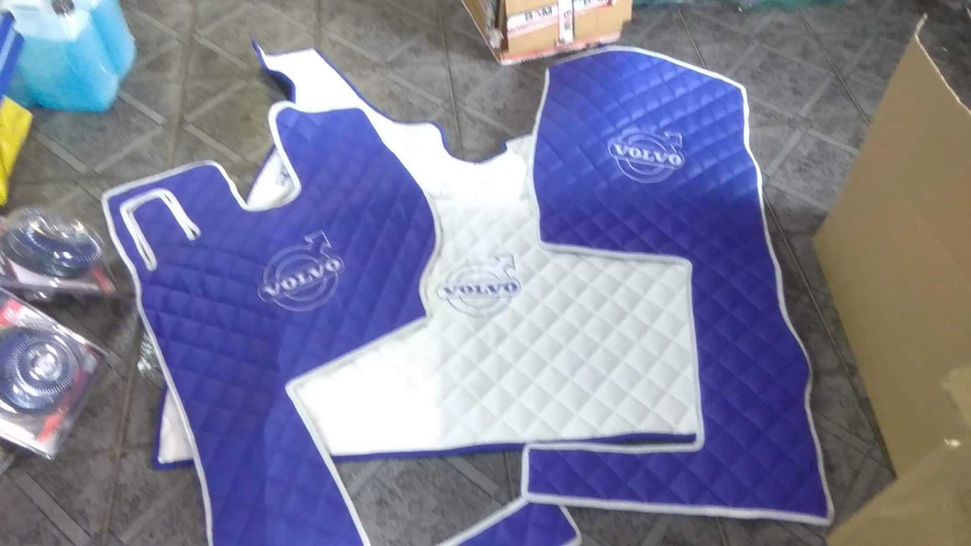 volvo dywaniki pikowane daf scania man iveco eko skóra auto ciężarowe