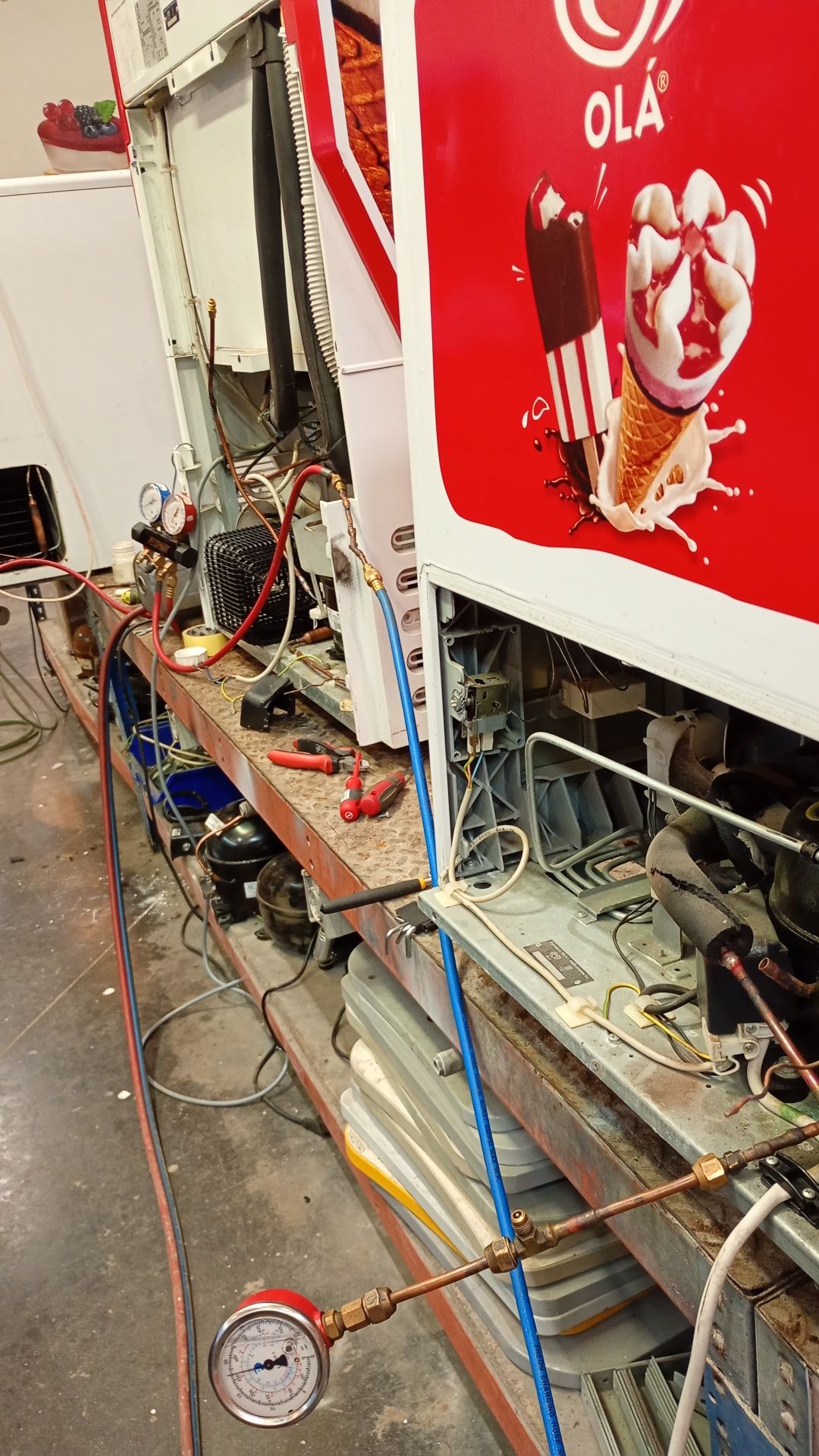 Serviços de refrigeração, arcas e outros eletrodomésticos