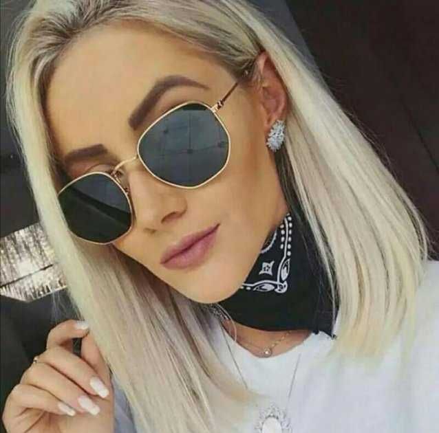 Солнцезащитные очки  в металлической оправе очки одним лотом опт