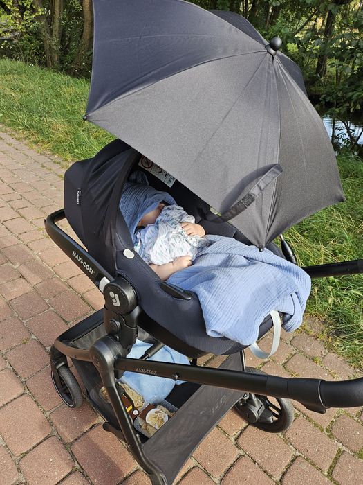 Maxi cosi Zelia 3 essential black 2024r. wózek 2 w 1 plus fotelik i do