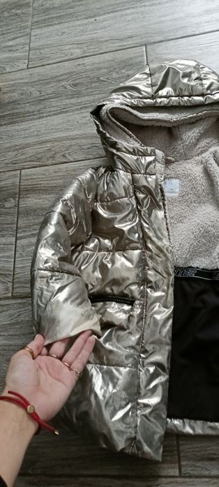 Zara r116 kurtka zimowa dla dziewczynki