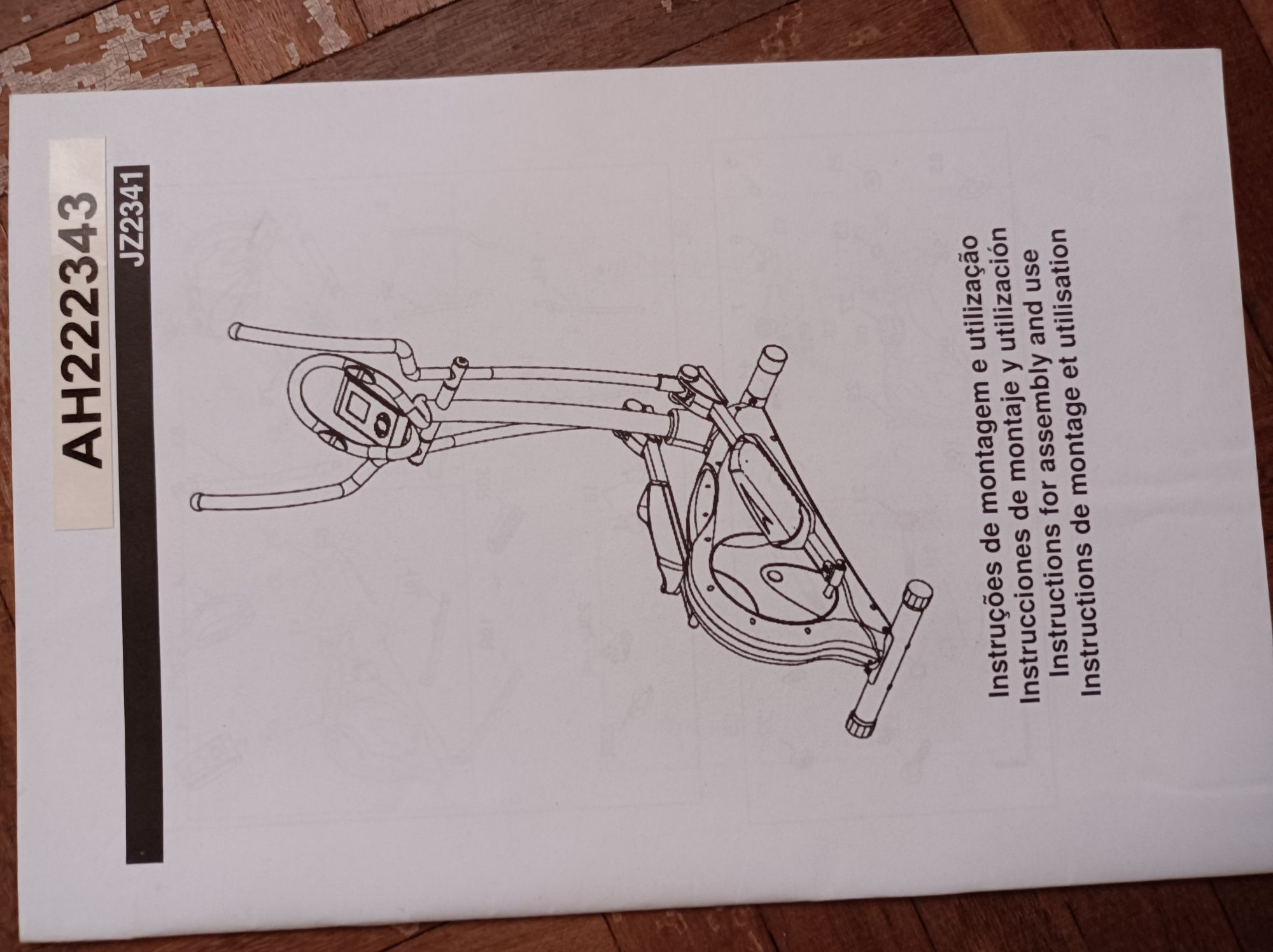 Urgente Bicicleta Elíptica Elétrica, com LCD monitor eletrónico, Doone
