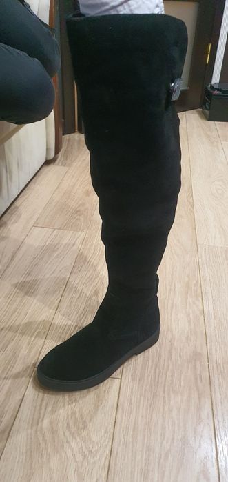 Ботфорти замшеві