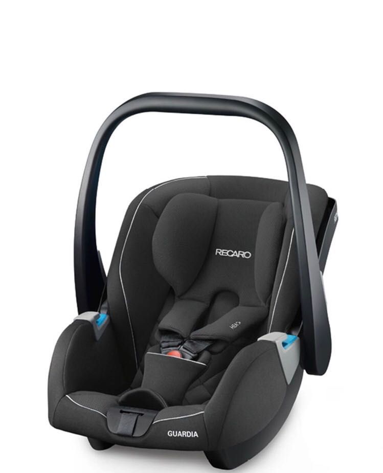 Автокресло RECARO Guardia Performance Black группа 0+ Подарок Адаптеры