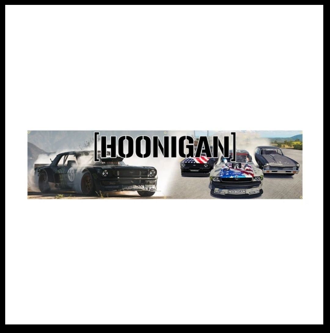 Hoonigan Flaga z nadrukiem 45x180 cm