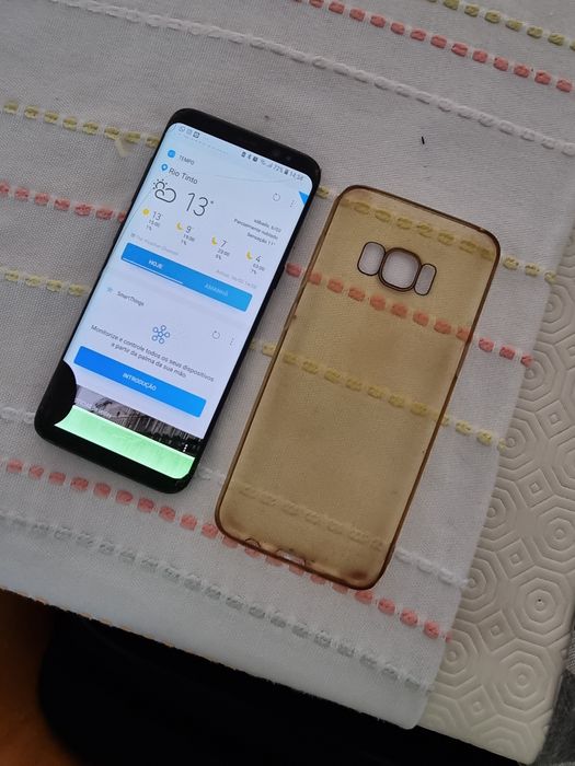 Samsung s8 ecrã danificado
