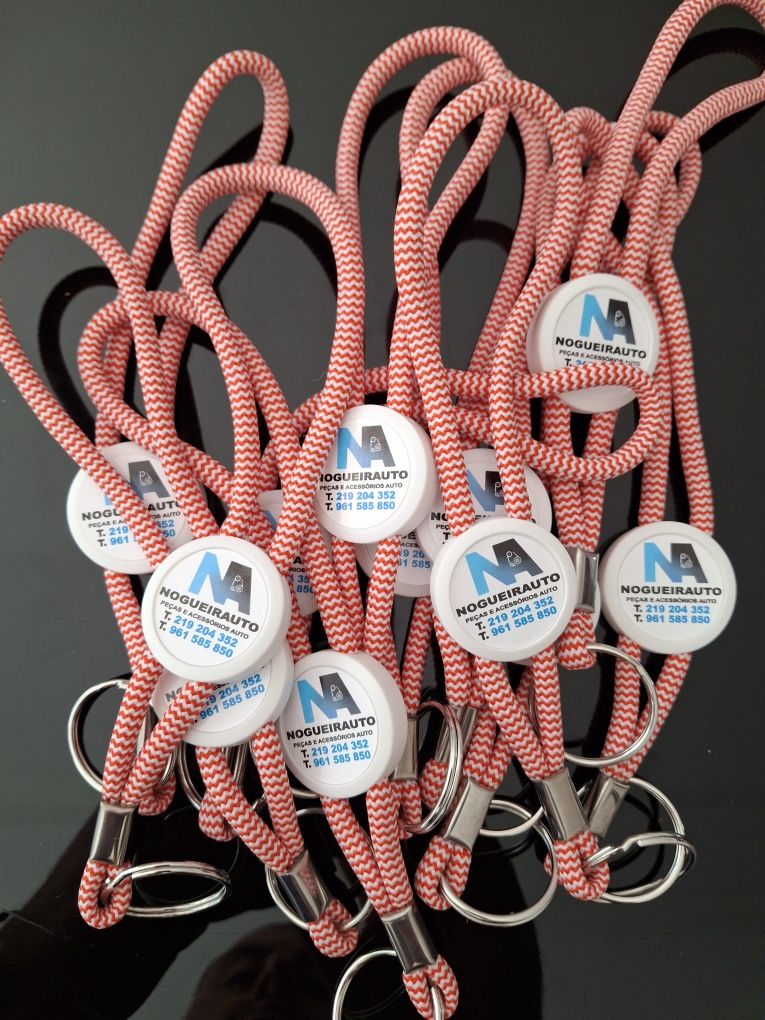 Porta chaves personalizados várias cores disponíveis