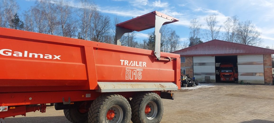 Przyczepa wywrotka 16 ton nie joskin pronar wielton tandem skorupowa
